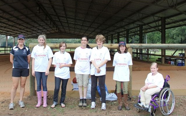Talent ID Riders & Andrea from the APC Talent ID Riders & Andrea from the APC